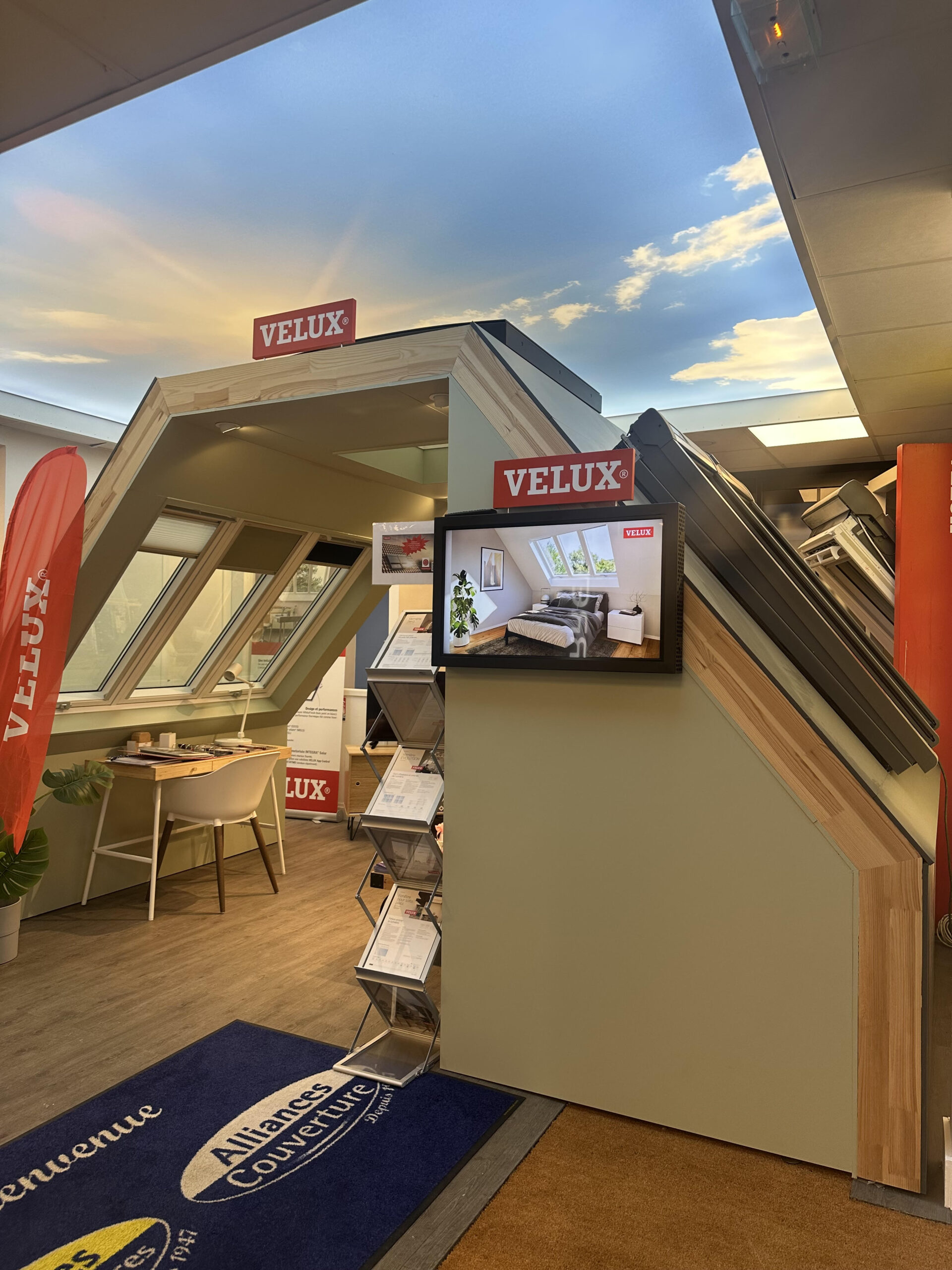 Vue générale showroom VELUX® Alliances